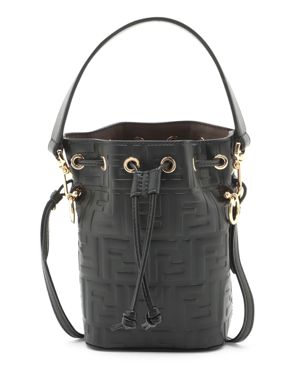 Pre-Owned Fendi Mini Mon Tresor Bucket Bag