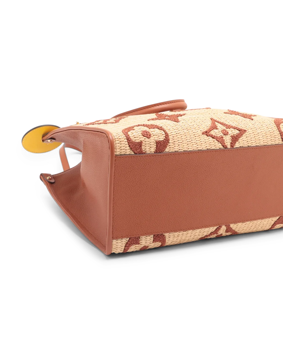 Pre-Owned Louis Vuitton Raffia Monogram Giant OnTheGo MM M57644