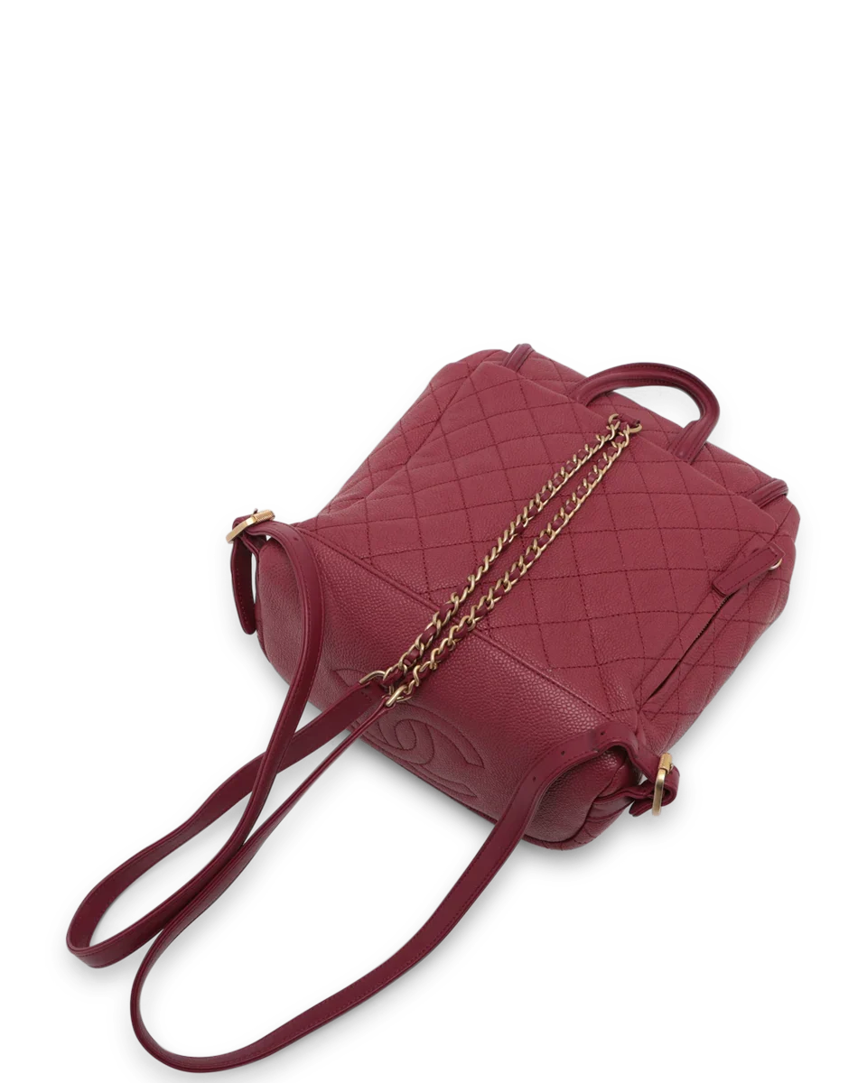 Pre-Owned Chanel Quilted Filigree Backpack