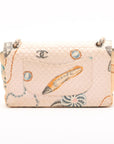 Pre-Owned Chanel Medium Printed CC Flap Bag